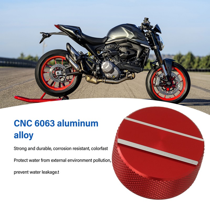 Motorcycle Radiator Water Tank Cap Aluminum Alloy Coolant Tank Cap