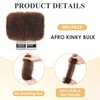 JIAJIA Teresa Afro Kinkys Bulk Human Hair for Twists, Braids