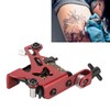 10 Wraps Coil Tattoo Machine Iron Frame Red Hollow Butterfly