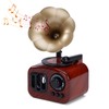 ZLLkeji Music Box Retro Turntable Wind-Up Music Box Girls Gift