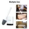 Sellemer Toilet Brush and Holder Set for Bathroom, Flexible Toilet