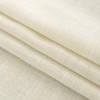 CUCRAF Real Linen Window Curtain, Bistro Curtain, Kitchen Curtains, Set