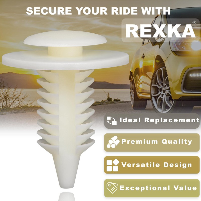 Rexka 50pcs Door Trim Panel Retainer Clips 6503709 for Dodge