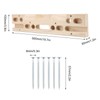 Rock Climbing Fingerboard Wooden Professional Climbing Training Hangboard Fingerboard