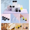 JIUWU 10 Pack Glass Vials,10 ml Glass Bottle with Screw