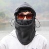 Hood Neck Warmer Cold Protection Winter Mask Men's Insulation gray 10ea