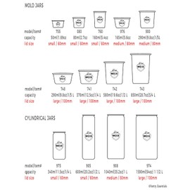 Weck Jar Keep Fresh Plastic Lids, 6 PACK, Medium -80 Millimeter --Fits models 900, 976, 746, 901, 996, 958﻿