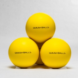 SMUSH BALLS Smushballs The Ultimate Anywhere Batting Practice Baseball (Yellow) (Yellow, 60)