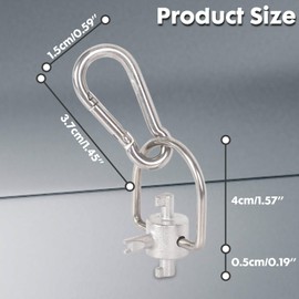 Laexepelle HVAC Key Tool for 410A and R22 Refrigerants, HVAC Tools Locking Cap Key for Refrigerant Safety Caps, Tamper Resistant Multi Key Tool for Air Refrigeration Equipment Repair