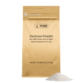 Pure Original Ingredients Dextrose (5 lb.) by Pure, Sugar Replacement Sweetener For Shakes or Baking