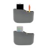SUNFICON 2 Pack Adhesive Remote Control Holder Gray Wall Mount