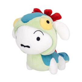 Sanei Boeki SN46 Crayon Shin-chan Dinosaur Shiro (S) W 5.1 x D 8.7 x H 5.9 inches (13 x 22 x 15 cm) Plush Toy