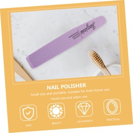 Baluue 10pcs Double-sided Nail File Buffing Blocks for Manicure Portable Sponge Nail Polishing Tools for Home and Salon Use for Fingernails and Toenails Easy to Use and Washable