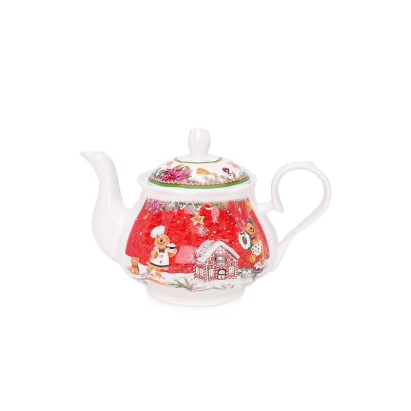 Christmas Concepts® Gingerbread Deluxe Ceramic Tableware Range (Teapot)