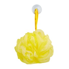 Bodylife Body Buffer, Puff, Exfoliating Bath & Shower Body Pouf, Scrunchie, Body Scrubber Yellow & White 55g Triple Pack