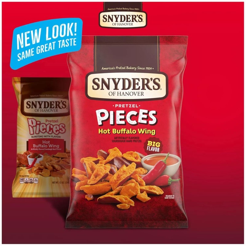 Snyder's of Hanover Pretzel Pieces, Hot Buffalo Wing, 11.25 Oz