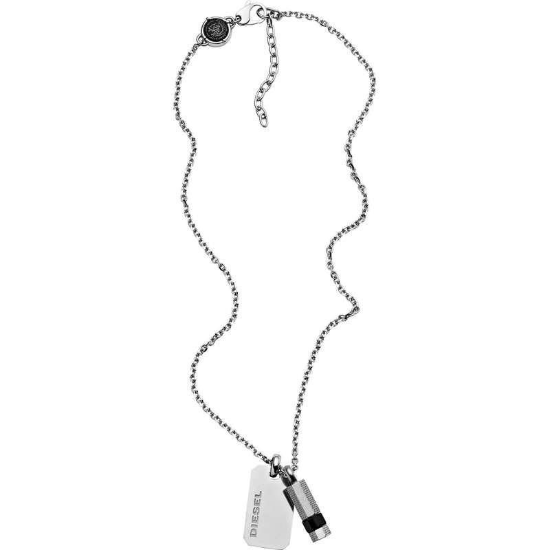 Diesel DX1156040 Men's Necklace with Pendant and Pendant Stainless Steel