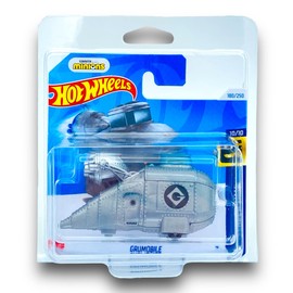 Hot Wheels Grumobile (Silver) 10/10 HW Screen Time - 2024-180/250 (Short Card) - includes a KLAS Car Keeper Protector Case - HTB39