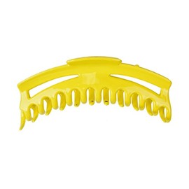 5.5 inch Wide Women's Long Jaw Clip Hair Claw - Yellow