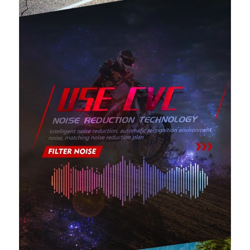 EJEAS V6 Motorcycle Intercom 2Way 1200M Helmet Headset Wireless Bluetooth