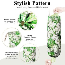 TOGETRUE Plastic Bag Holder, Wall Mount Plastic Bag Organizer Dispenser, Heavy Duty Grocery Bag Storage Holder for Home Kitchen Camper