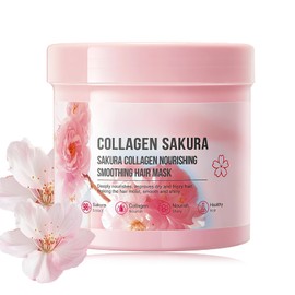 Sakura Deep Conditioning Smoothing Hair Mask for Dry Damaged Hair,17.64 oz