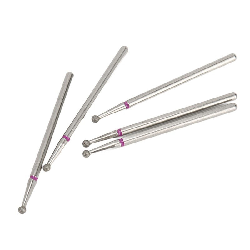 50pcs Nail Drill Bits Rotatable High Strength Emery Gel Nail
