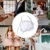 Lace Pillow for Weddings White,Heart Wedding Ring Bearer Pillow