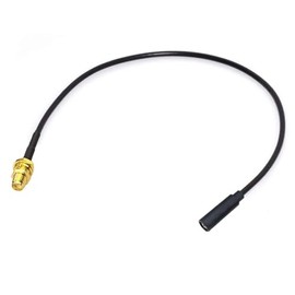 supmory SMA Female 3.5mm Female Adapter Radio Antenna Extension Cable 1.6 feet