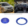 Fydun Engine Start Ring Stickers, 2 Pcs Aluminum Alloy Engine