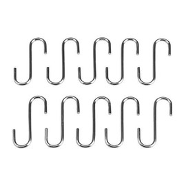 Ikea 800.726.44 Bygel S-hook, silver color (10-pack)