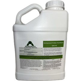 18-3-6 Liquid Fertilizer (1 Gallon), by AGROMAX - Turf Grass and Lawn Liquid Fertilizer Enhanced with Micronutrients, Seaweed Extract and Fulvic Acid.