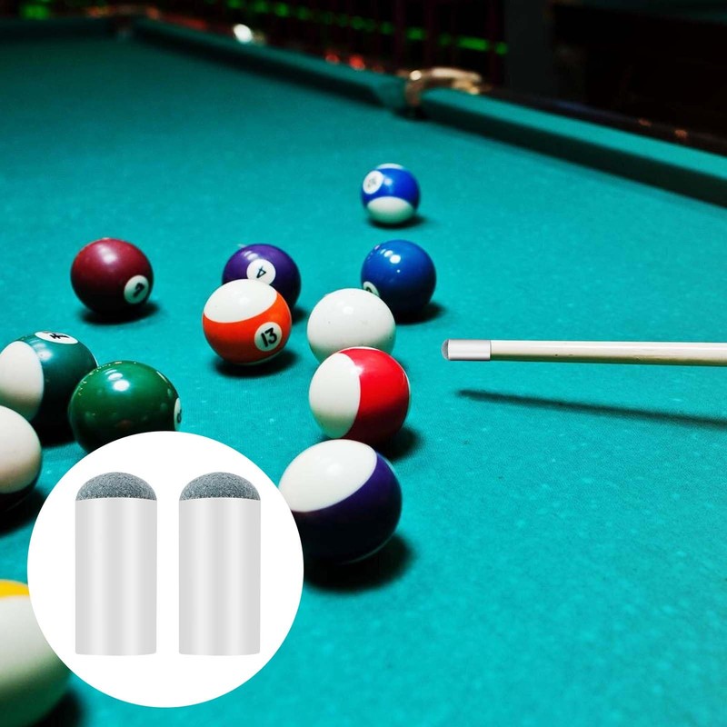 Mabor 20pcs Slip On Pool Cue Tips, Pool Queue Stick