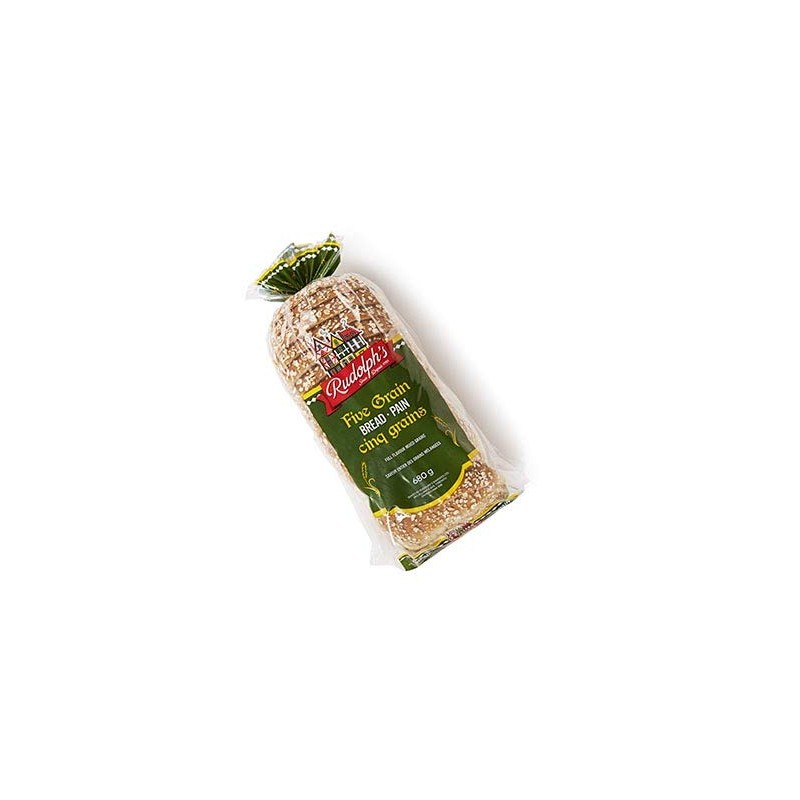 Rudolph's bakery Five Grain bread- Sliced