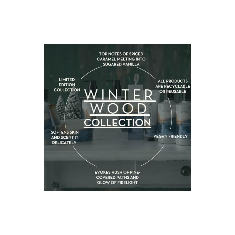 Scottish Fine Soaps Winterwood Hand Cream, 30ml, 10% Shea Butter,