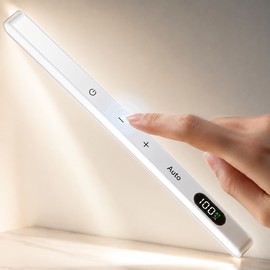 Rechargeable Under Cabinet Light with Motion Sensor – 60 LED Touch Closet Light Bar for Kitchen, Wardrobe & Home Use