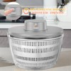 Salad Spinner Stainless Steel Large, Completely Automatic Salad Spinner for