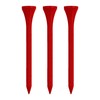 IZZO Golf Wood Golf Tees, 3.25 Inch, Red (Pack of