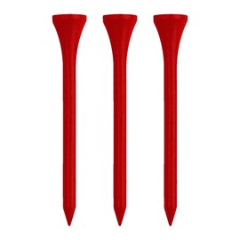 IZZO Golf Wood Golf Tees, 3.25 Inch, Red (Pack of 200)