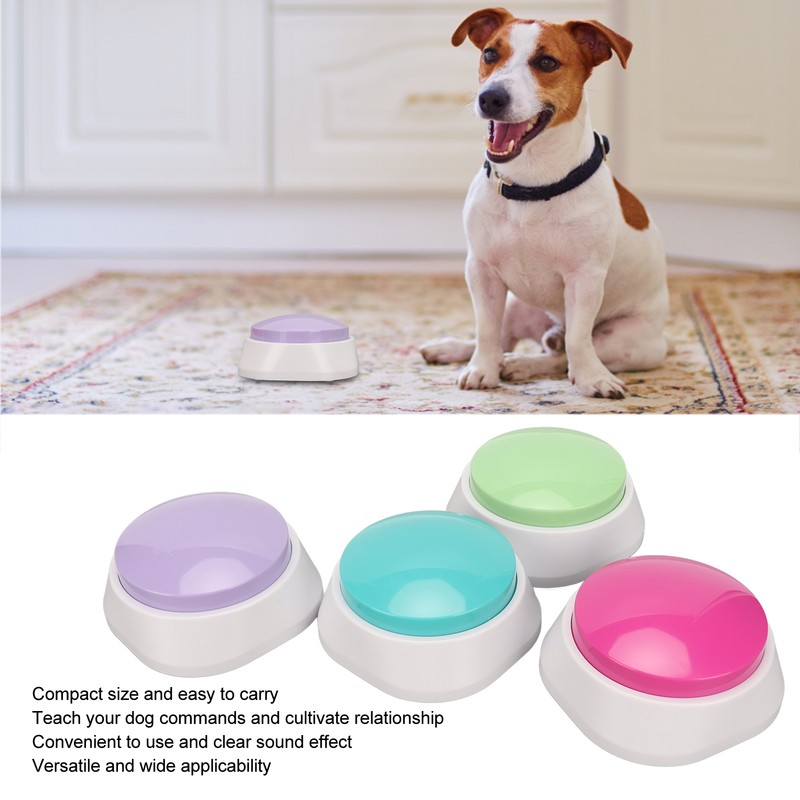 4PCs Voice Recording Button Dog Buttons for Communication Pet Training