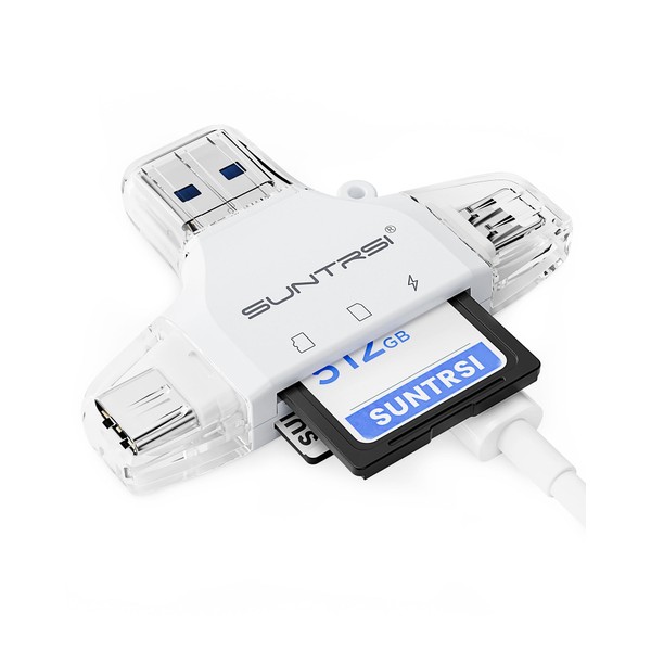 SD/Micro SD Card Reader for iPhone/ipad/Android/Mac/Computer/Camera,Portable Memory Card Reader 4