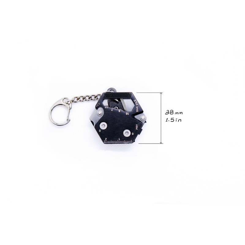 Hexagonal Multitool Key Chain EDC Mini Knife Combination Tool Outdoor