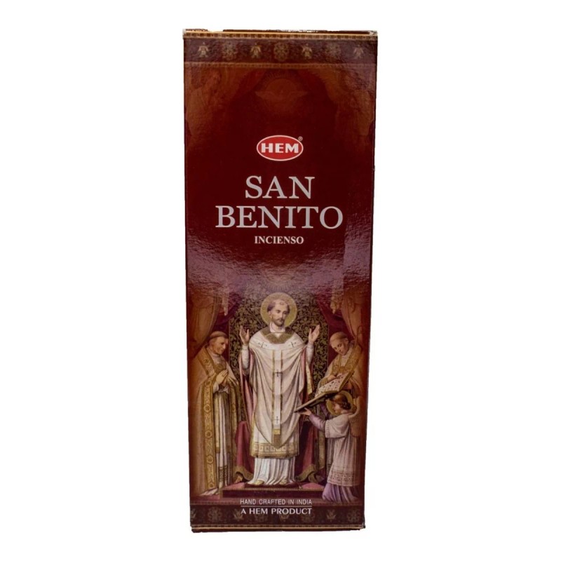 HEM Incienso Hexagonal San Benito Con 6 Tubos Con 20