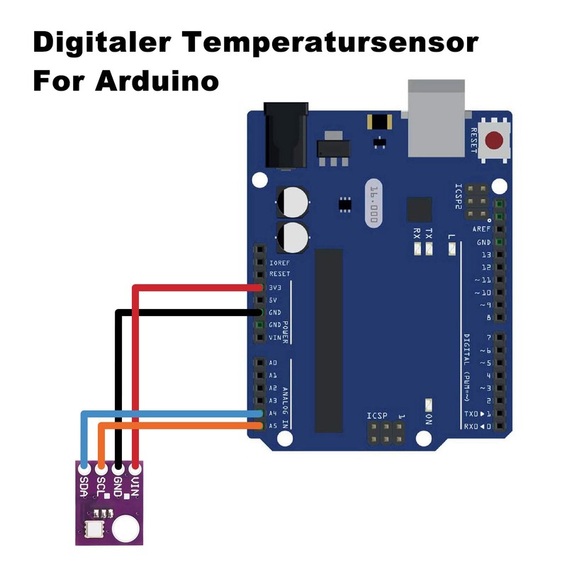 Barometric Sensor for Temperature, Humidity and Air Pressure, Digital 5V
