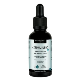 Azelaico 10% Suero Acuoso Aclarante Anti-acné Matificante Todo tipo de piel Nuestra Tierra Cosmética