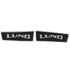 Lund Boat Raised Logo Decal Sticker Pro V Bass
