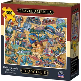 Dowdle Jigsaw Puzzle - Travel America - 300 Piece