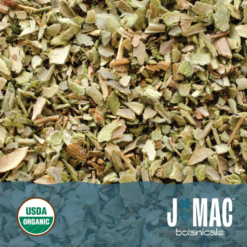 J Mac Botanicals Organic Marjoram (2 oz), dried herb, great