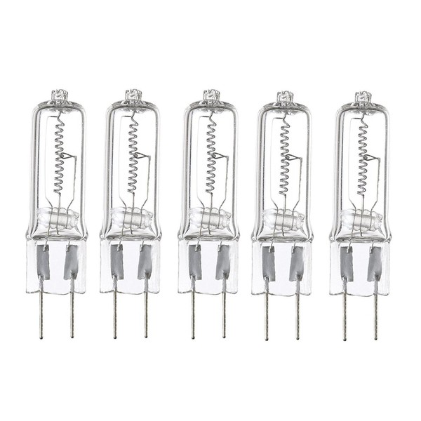 5-Bulbs G8 100W 100-Watt Halogen Bi-Pin Light Bulb, JCD Type