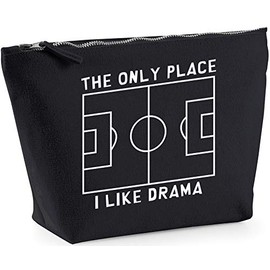 Hippowarehouse The only place I like drama printed make up cosmetic wash bag 18x19x9cm